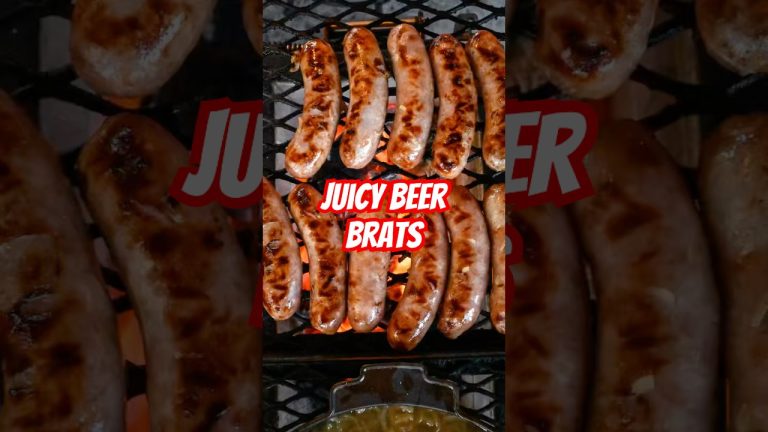 How To Make Plump & Juicy Beer Brats! #meatchurch #bbq #packers #micah #cowboys