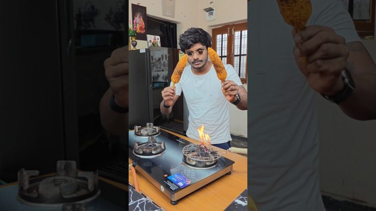 This is Just Amazing BBQ Corn 🌽 #food #venkyanjuvlogs