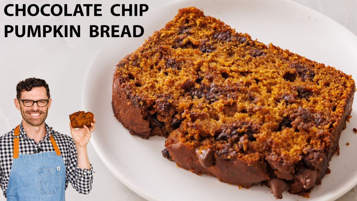 Amazing Chocolate Chip Pumpkin Bread Recipe