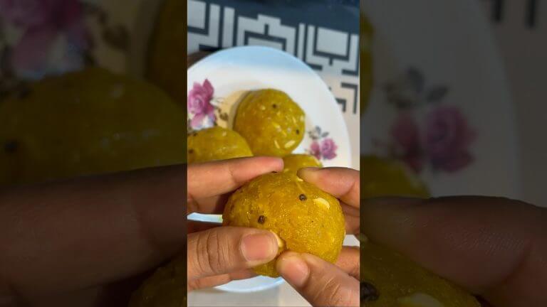 Boondi Laddu in 5 min😋😋#shortsfeed #shorts #recipe #food #boondiladoo 🥰😍