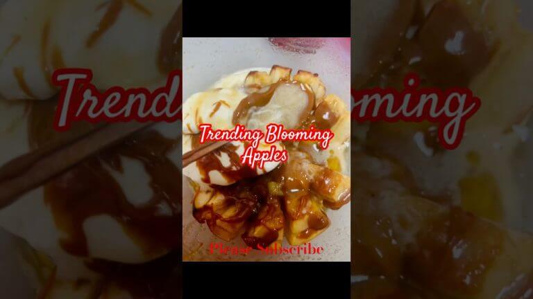 How I make Blooming Apples. #trending  #diy  #shorts