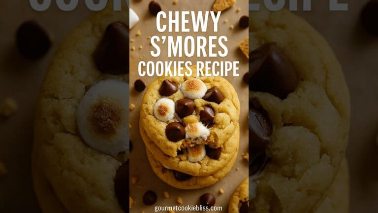 ULTIMATE S’MORES Cookies You’ll Bake Again & Again!🍪 #Shorts