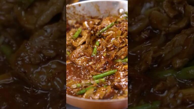 Rindfleisch mit Zwiebeln wie im Asia Restaurant 🥩