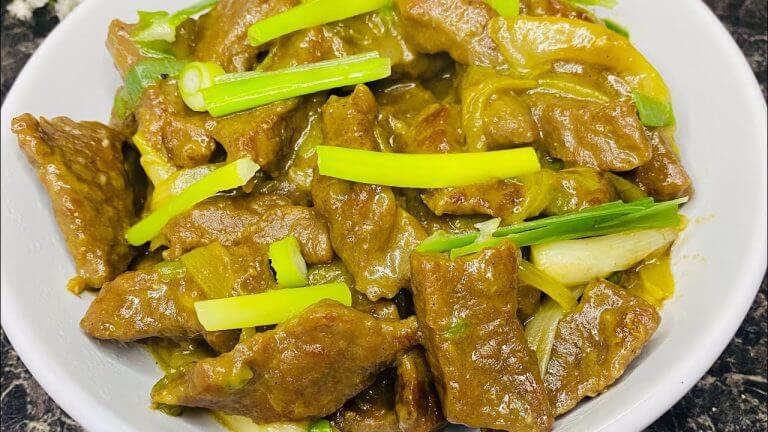 How To Make restaurant style Beef & Onion Stir Fry | beef and onion stir fry recipe