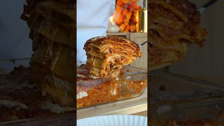 🇮🇹Italian Lasagna Recipe #pasta #italianfood #easyrecipe #recipe #lasagna #cookingathome #cooking