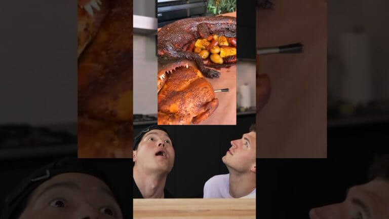 BBQ—grilled gator  🐊