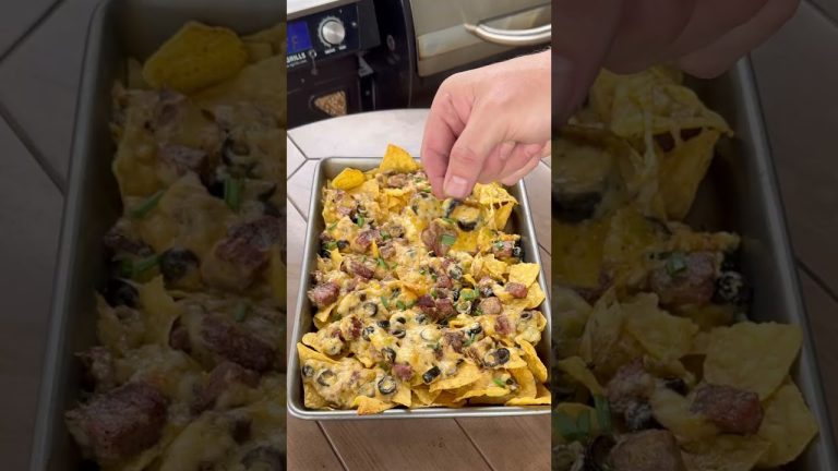 Nachos + Z Grills = unstoppable. Cheesy. Smoky. Gone in minutes.  #zgrills #smokegrill #bbq