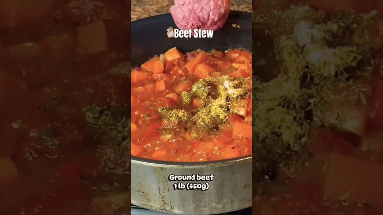 The Perfect Beef Stew Recipe #youtubeshorts #food