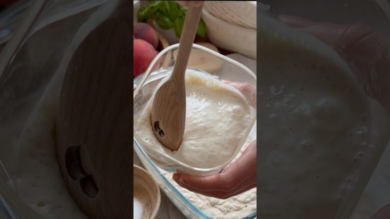 Open baking / Fully proofed dough SOURDOUGH BREAD RECIPE 🤍read the description #sourdoughbread