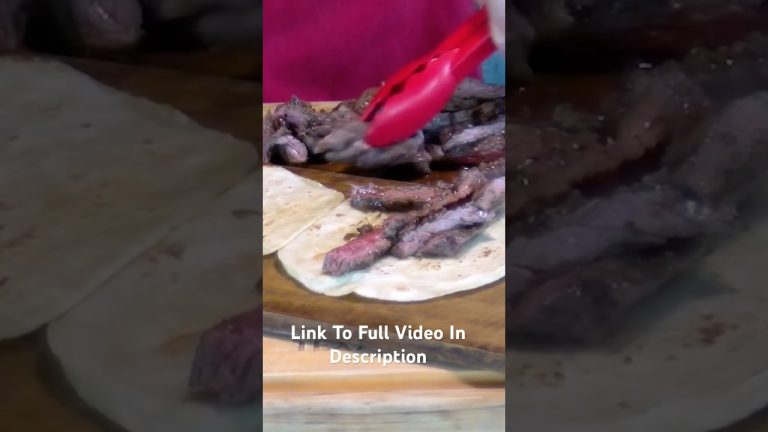 Medium Rare Fajitas Are The Best #bbq #foodie #shorts