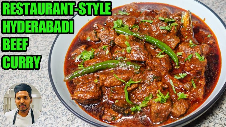 Restaurant Style Hyderabadi Beef Curry | Delicious & Easy Beef Curry Recipe | Ivon's Kitchen