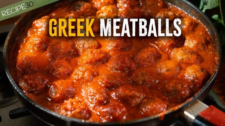 Cheap & Easy Greek Meatballs (Juicy Keftedes Recipe for Weeknight Dinner)