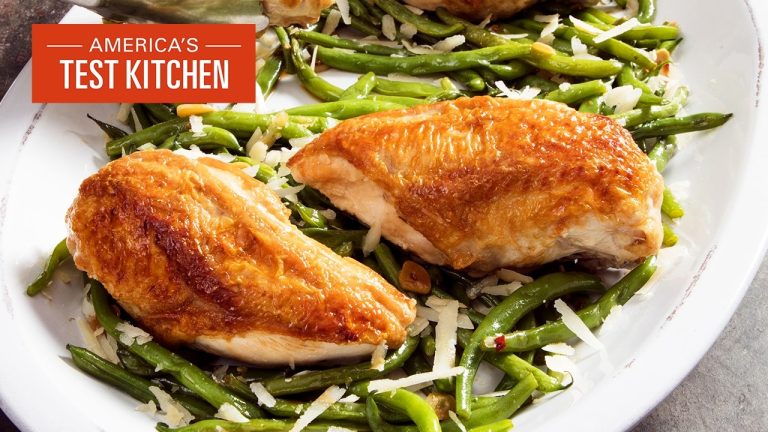 Skillet-Roasted Chicken and Green Beans: A Foolproof Weeknight Dinner | America’s Test Kitchen