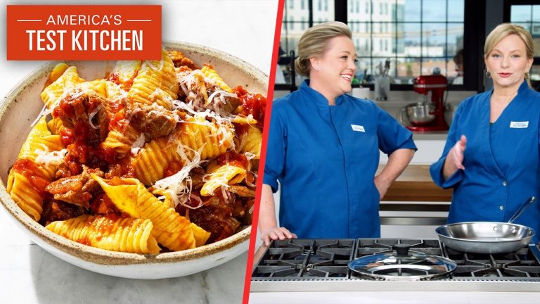 This Handmade Pasta with Red Sauce is a Fan (and Host) Favorite | America’s Test Kitchen