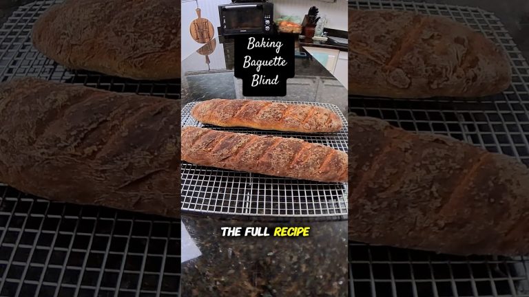 How I Bake Baguette Blind 🥖
