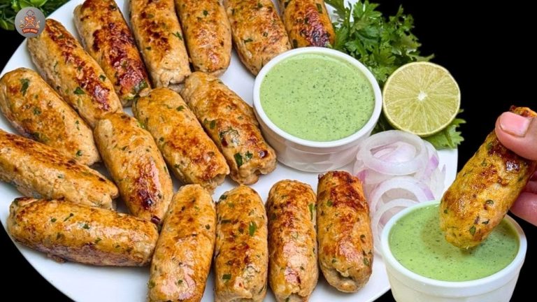 Chicken Aloo Seekh Kabab | Chicken Kabab Recipe | New Recipe by iFood Mania