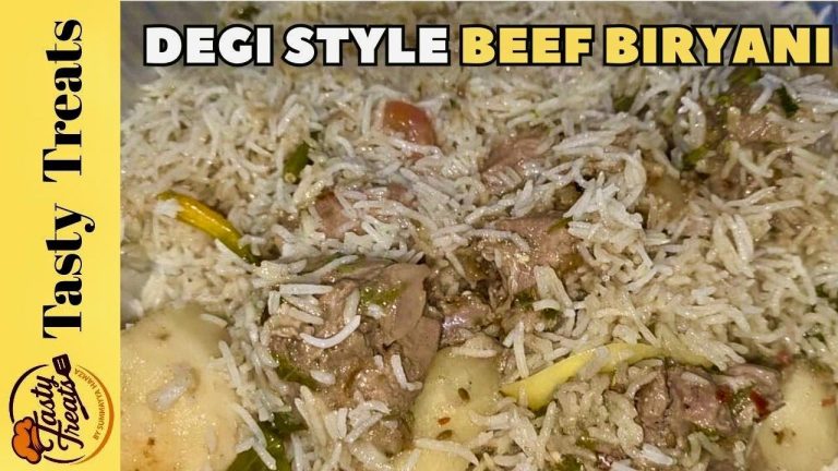 Degi Beef White Biryani Recipe | Restaurant Style | Summayya Hamza