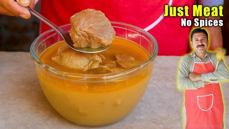 Village Style Beef Recipe | Namkeen Rosh | Natural Village Food