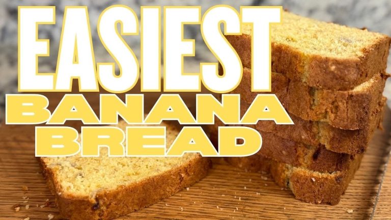 4 Ingredient Banana Bread | Easy Cake Mix Recipe EASIEST EVER BANANA BREAD RECIPE!