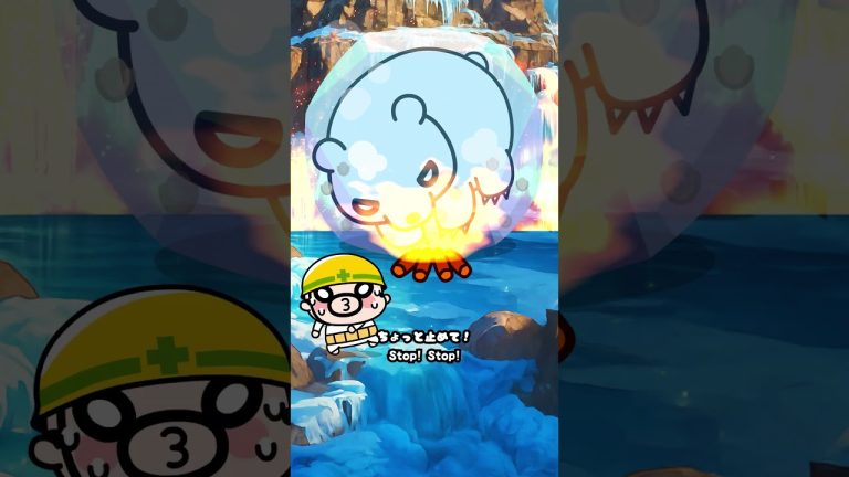 Polar Bear BBQ!? 氷の国の伝説パーティー　#アニメーション #イラスト #可愛い #funny #bbq #cooking