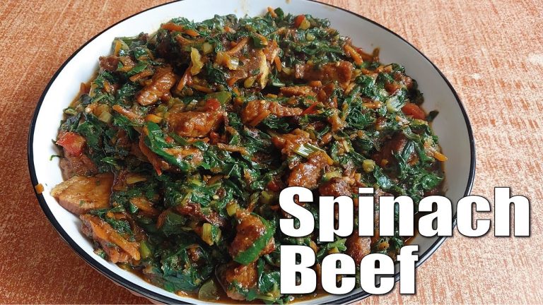 Spinach Beef Recipe | Kenyan Style Beef with Spinach | Easy & Delicious Meal