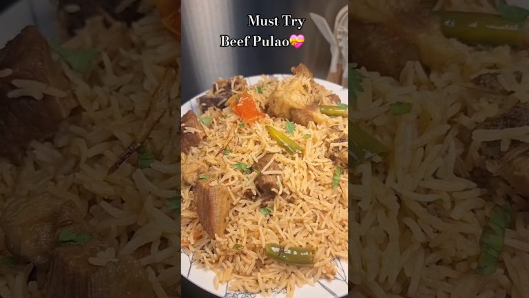 Beef Pulao Recipe #shorts #beefpulao #pulaorecipe #pakistanirecipe #viralvideo