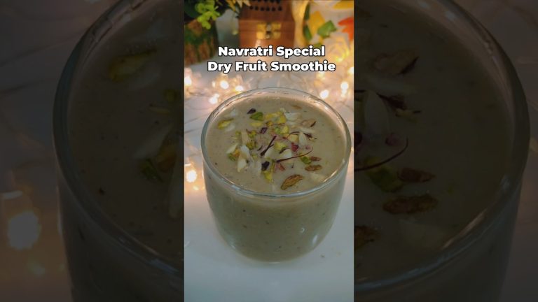 Navratri Special Dry Fruit Smoothie #shorts #ytshorts #trendingrecipe #navratrirecipe