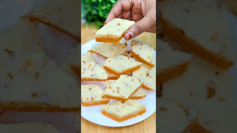 Bina gas jalaye mitai | dessert recipes | milk powder burfi #shorts #sweet #bread