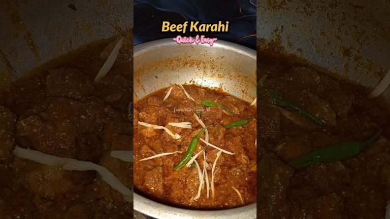 Beef Karahi recipe ♥️🔥#food #recipe #cooking #karahi #shorts #viral #fyp #how #howto #biryani #korma