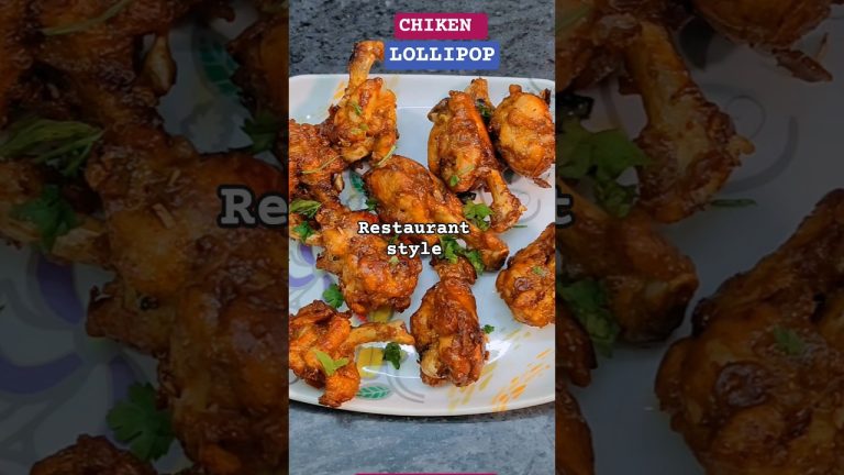 జూసీ గా super టేస్టీగా Chicken 🍗 Lollipop Recipe In Telugu/Crispy chicken recipe