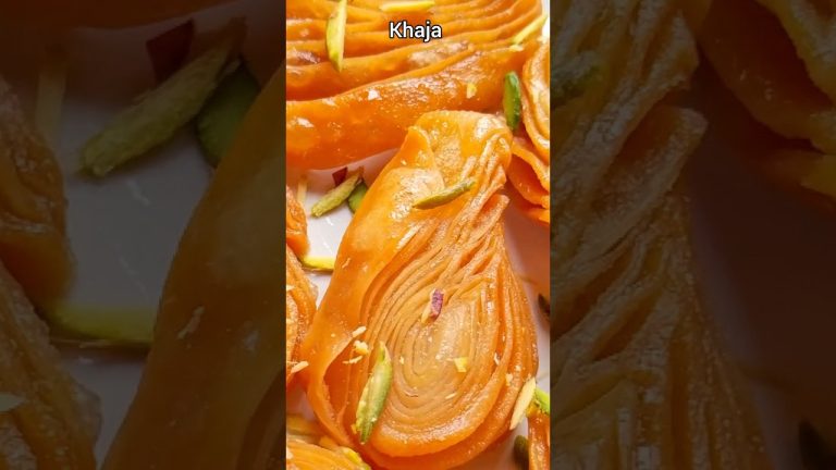 Crispy Khaja Sweet Recipe. #khaja #sweet #sweetrecipe #sweet #khajarecipe #sweetdish