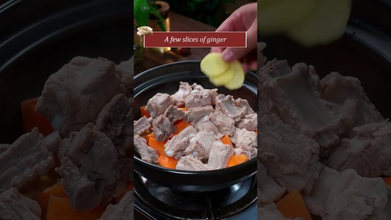 How to Make Chinese Yam Pork Rib Soup | Healthy & Comforting Recipe