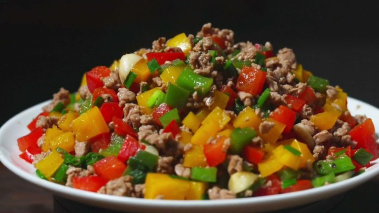 Easy Minced Beef & Bell Pepper Stir-fry | Quick Dinner Recipe