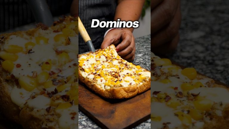 Cheesey Garlic Bread Recipe #shorts #garlicbread #cheese #dominos #bread