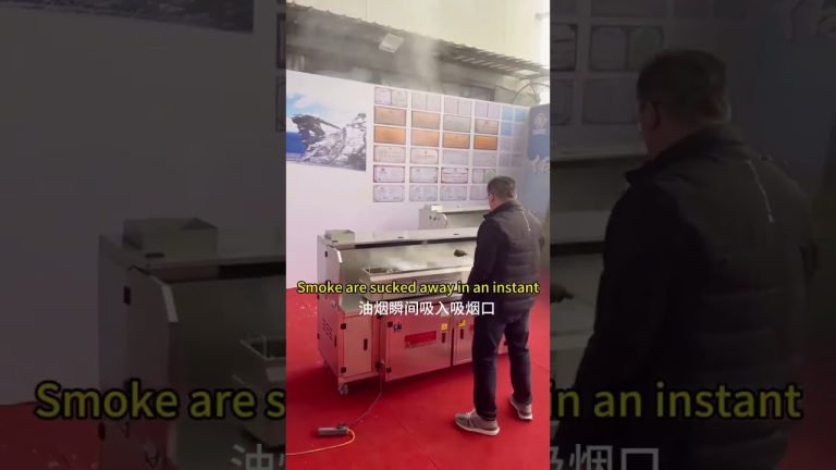 Our  smokeless BBQcar with purifier#bbq #machine #kitchen #bbqgrill #factory #food #bbqmeat