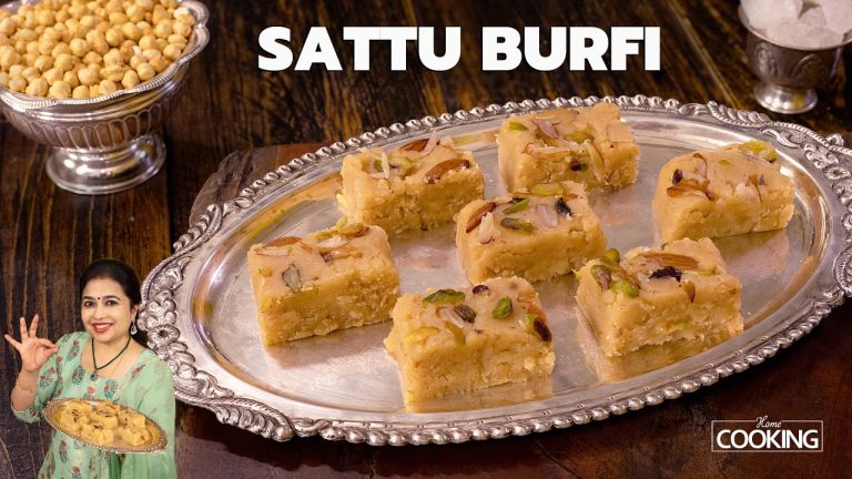 High Protein Sattu Burfi | Indian Sweet Recipes | Burfi Recipe | Festival Sweets