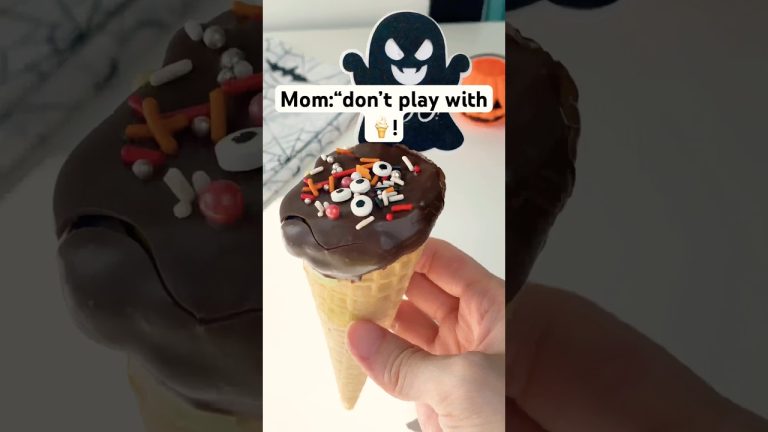 Don’t Play with Ice Cream!😂 #asmr #easyrecipe #dessert