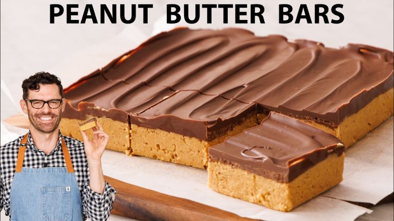 Easy Peanut Butter Bars Recipe
