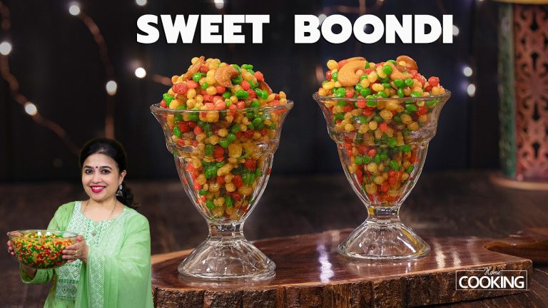 Sweet Boondi Recipe | Diwali Sweets | Easy Homemade Indian Sweet