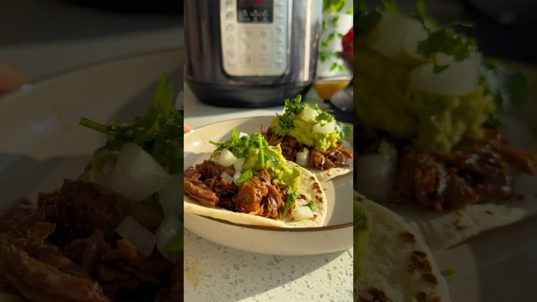 Instant Pot Beef Tacos are always a hit for Taco Tuesday 🫶#beef #chuck #tacos