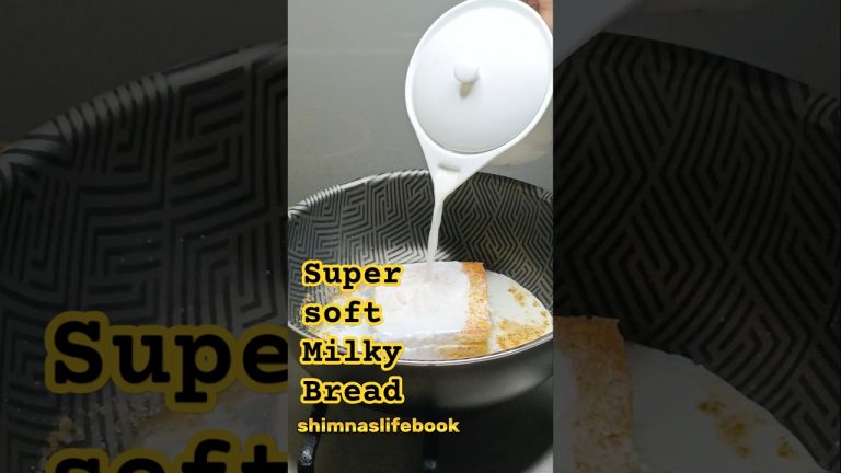 🥛Viral Milky Bread Recipe 😋#shortsfeed #shorts #shimnaslifebook