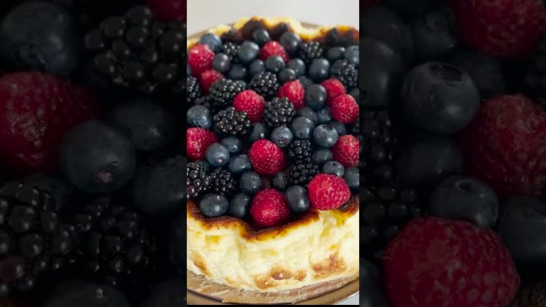 SPANISH LEGEND. The world’s most famous cheesecake 🇪🇸🍰 Full video out now! #shorts