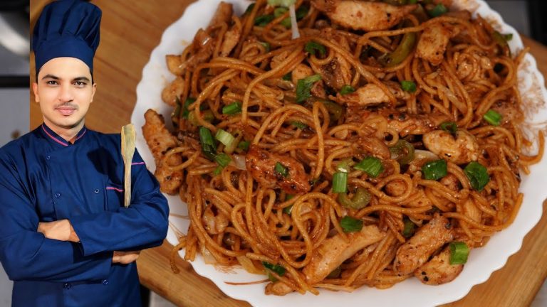 Chicken Chow Mein Recipe|Chicken Noodles Recipe|Chicken Recipe|Chef M Afzal|