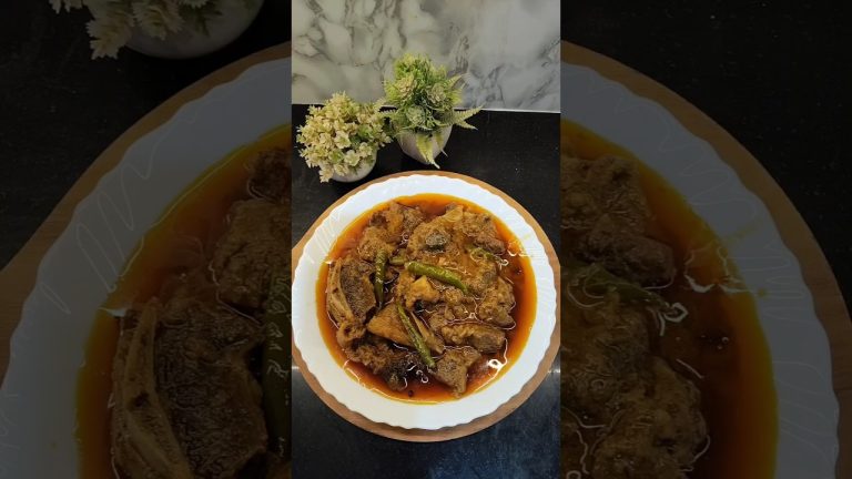 Bade ka Gosht Salan recipe | Dawat Special Recipes | mutton shorba recipe #beefrecipe #shortsfeed