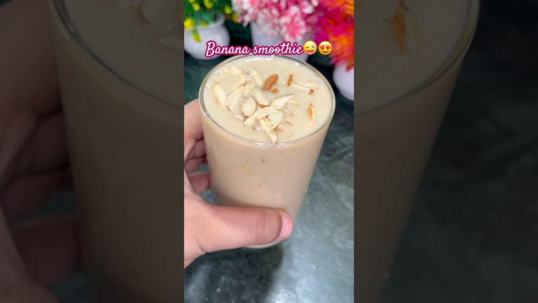 Banana smoothie |||||||| #trending  #viral #food #ytshorts #recipe #cooking #banana #smoothie #feed