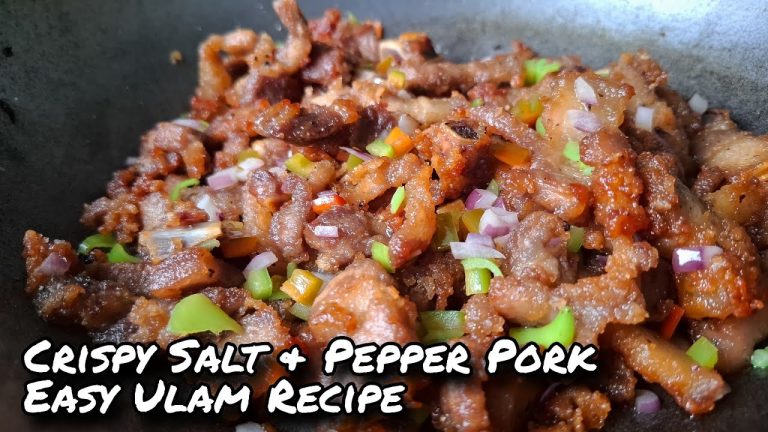 Crispy Salt and Pepper Pork Belly | Another Easy Ulam Recipe!
