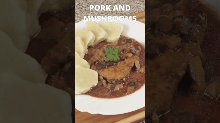 Pork & Mushrooms: Your Ultimate Weeknight Hero! #Short #recipe #cooking
