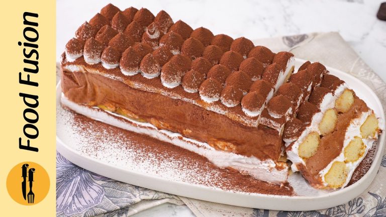 Tiramisu Frozen Dessert Cake Recipe by Food Fusion