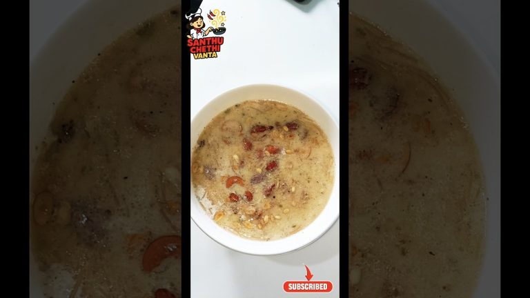 “Tasty Semiya Payasam Recipe | Special Sweet Recipe in Telugu | Vermicelli Kheer in 5 Mins”