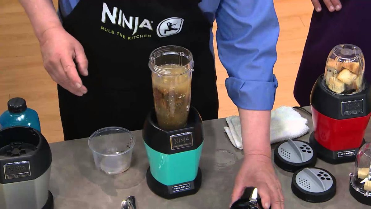 Nutri Ninja 1000 Watt Pro Blender w/ Nutrition Guide & Recipes with Albany Irvin